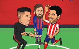 Luis Suarez và Diego Costa - song sát ‘vừa đá vừa cắn’ của Atletico Madrid