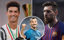 Ibrahimovic thách thức Messi và Ronaldo