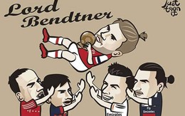 ‘Chúa tể’ Bendtner tiêu nửa triệu USD chỉ trong 90 phút