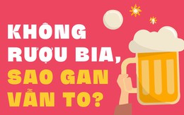 Không rượu bia, sao gan vẫn to?