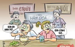 Sợ thì sợ mà ăn thì ăn