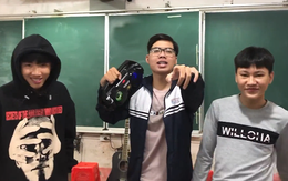 Nhóm nam sinh đọc rap 'Một con vịt xòe hai cái cánh' siêu ngầu