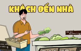 Khách đến nhà thời thực phẩm organic