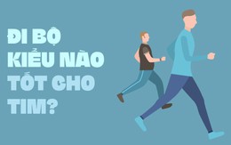 Đi bộ kiểu nào tốt cho tim?