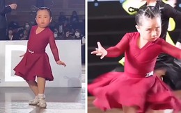 Bé gái nhảy dance với biểu cảm mặt đơ siêu hài