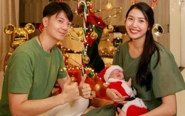 Mới 2 tháng tuổi, quý tử nhà Thúy Vân gây bão vì đôi tay điệu đà