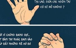 Câu hỏi mùa đông: tại sao giữa các ngón tay có kẽ hở?