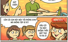 Con gái tập gym: Tập gì to nấy!