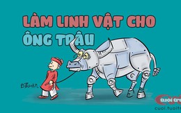 Làm linh vật cho ông Trâu