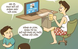 Nhường bố mấy hôm thôi con