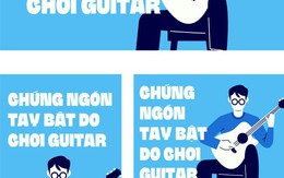 Chứng ngón tay bật do chơi guitar