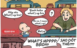 Thực hành ngoại ngữ tại một quán súp cua