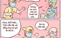 Tên cướp mủi lòng trước sinh viên mỹ thuật