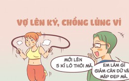 Vợ lên ký, chồng lủng ví