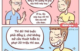 Chơi lớn: Tỏ tình bằng cửa thoát hiểm máy bay