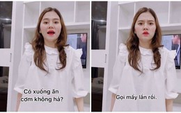 Vợ 'hùng hổ' trị chồng chống đối xuống ăn cơm