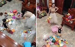 Mẹ bất lực trước cậu con trai siêu quậy