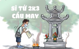 Sĩ tử 2k3 đi cầu may bằng thông tin cá nhân