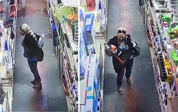 Tên trộm ngốc nghếch lấy máy cưa xích tìm cách giấu vào người