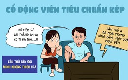 Xem bóng đá với cổ động viên tiêu chuẩn kép