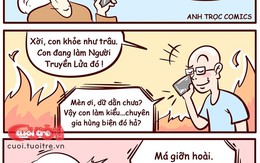 Con trai tôi là người truyền lửa