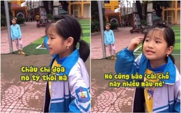 Cười xỉu với 2 bé gái 'đọ độ lì' với nhau