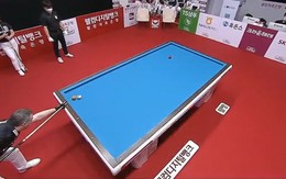 Cú đánh bida 3 băng thể hiện đẳng cấp của 'thiên tài carom' Caudron