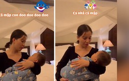 'Baby shark' phiên bản mẹ hát ru con ngủ