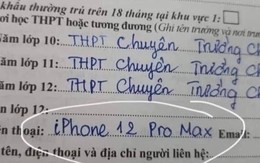 Ảnh vui 23/12: Nam sinh khoe 'trá hình' có iPhone 12 Pro Max