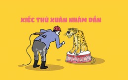 Tiết mục xiếc thú xuân Nhâm Dần