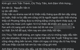 Dân mạng lan truyền 'Đơn xin lỗi mẫu' gửi Trấn Thành, Thủy Tiên