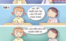 Có 2 loai học sinh sau Tết