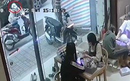 Cả tiệm nail ngơ ngác với pha dắt xe cồng kềnh của cô gái