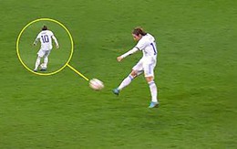 Những pha vẩy má ngoài chuyền bóng như đặt của Luka Modric