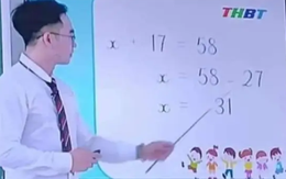 Ảnh vui 6/5: Thầy giáo 'ôi con sông quê' khi giải bài toán tiểu học