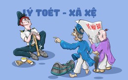 Lý Toét - Xã Xệ mua vé máy bay