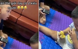 Cậu bé buồn nôn khi nhìn em trai ăn sầu riêng