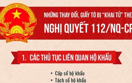 Nghị quyết 112 'khai tử' những thủ tục, giấy tờ gì?