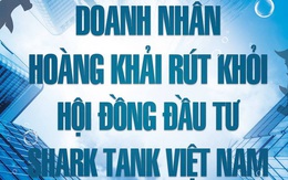 Ông Hoàng Khải rút khỏi hội đồng đầu tư Shark Tank Việt Nam