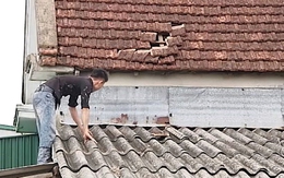 Nhà dân Nghệ An tốc mái nghi máy bay hạ cánh
