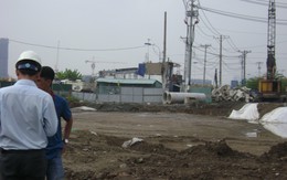 Thi công 'da beo'  đường Lương Định Của vì vướng giải tỏa