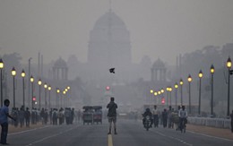 Mật độ các hạt bụi tại New Delhi cao gấp 10 lần cho phép