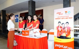 Bạn trẻ bị hấp dẫn vì ước mơ bay cùng Vietjet