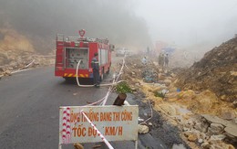 Sạt lở nghiêm trọng tại đèo Khánh Lê, tuyến Nha Trang - Đà Lạt tê liệt