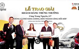 Trao giải đợt 3 chương trình “Dùng cà phê năng lượng, đón thành công đổi đời”