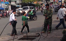 Nguy hiểm vì hố chôn cáp ngầm