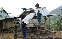 Dựng lại nhà cho dân đón tết