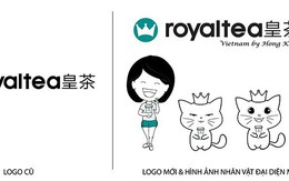 Royaltea Vietnam By Hong Kong thay đổi logo thương hiệu