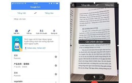 Google bổ sung dịch tiếng Việt qua camera