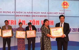 Vinh danh giáo viên tận hiến với nghề